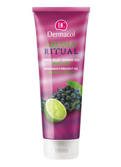 Гель для душа Dermacol Aroma Ritual Grape & Lime, 250 мл цена и информация | Масла, гели для душа | kaup24.ee