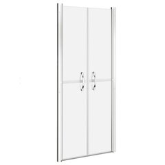 vidaXL dušinurga uks, matt, ESG, 76 x 190 cm цена и информация | Душевые двери и стены | kaup24.ee
