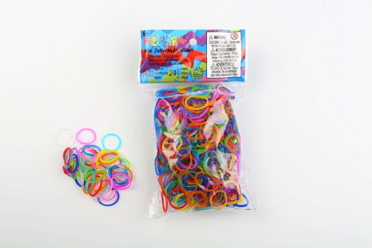 Rainbow Loom-Violetsed kummid 600tk. hind ja info | Tüdrukute mänguasjad | kaup24.ee