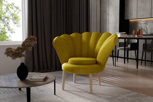 Кресло NORE Vivien, желтое цена и информация | Кресла в гостиную | kaup24.ee