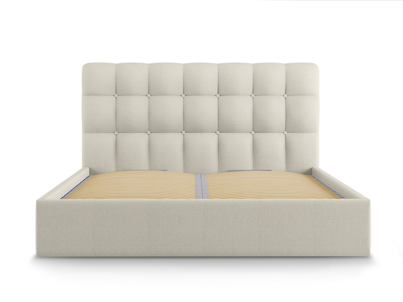 Voodi Mazzini Beds Nerin 1, 180x200cm, beež hind ja info | Voodid | kaup24.ee