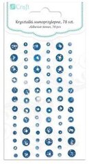 Dekoratiivsed kleepuvad kristallid, 78 tk. hind ja info | Aplikatsioonid, dekoratsioonid, kleebised | kaup24.ee