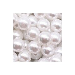 Ümmargused pärlite imitatsioon helmed 6 mm, 10 tk. valge hind ja info | Ehete valmistamine, helmestamine | kaup24.ee