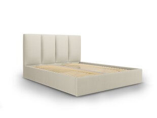 Кровать Mazzini Beds Juniper 1, 140x200 см, бежевая цена и информация | Кровати | kaup24.ee