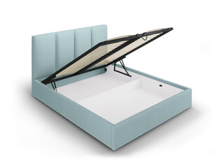 Кровать Mazzini Beds Juniper 2, 140x200 см, светло-синяя цена и информация | Кровати | kaup24.ee