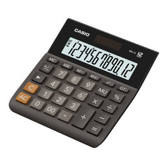 Lauakalkulaator CASIO MH-12, must цена и информация | Канцелярские товары | kaup24.ee
