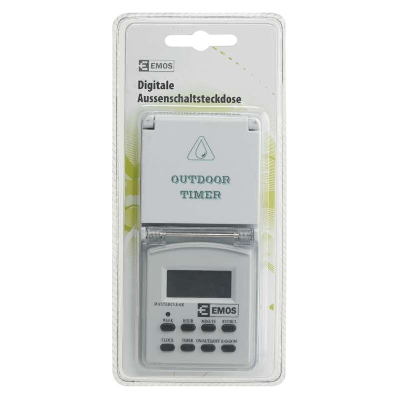 Digitaalne Taimer IP44 TGE-5 hind ja info | Taimerid, termostaadid | kaup24.ee