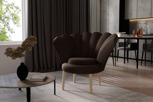 Кресло NORE Vivien, коричневое цена и информация | Кресла | kaup24.ee