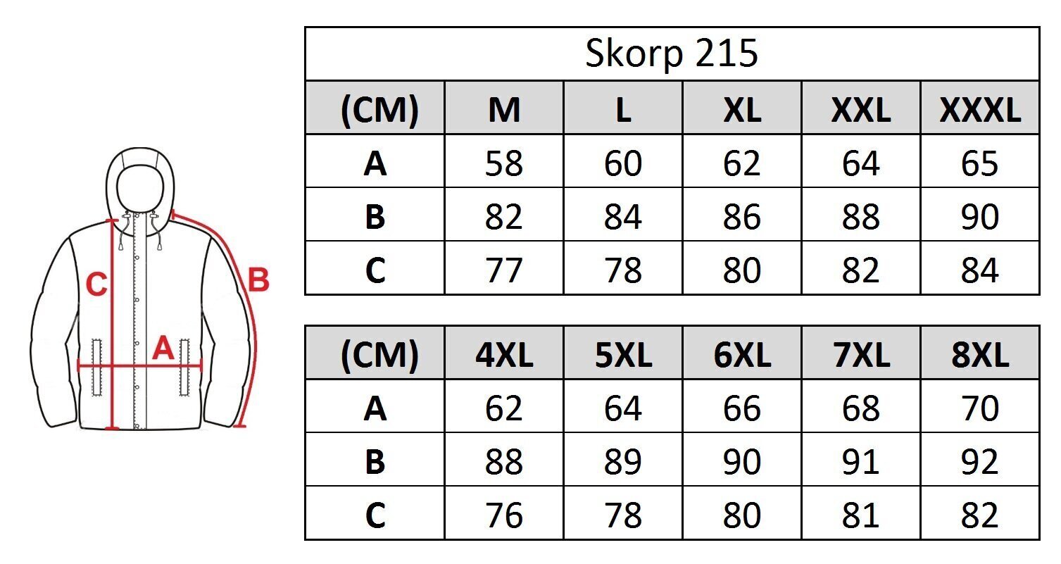 Meeste jope Skorp 215 hind ja info | Meeste joped | kaup24.ee