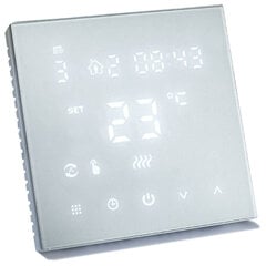 Puutetundliku digitaalse programmeeritava termostaadi Heber HT-126 hind ja info | Taimerid, termostaadid | kaup24.ee
