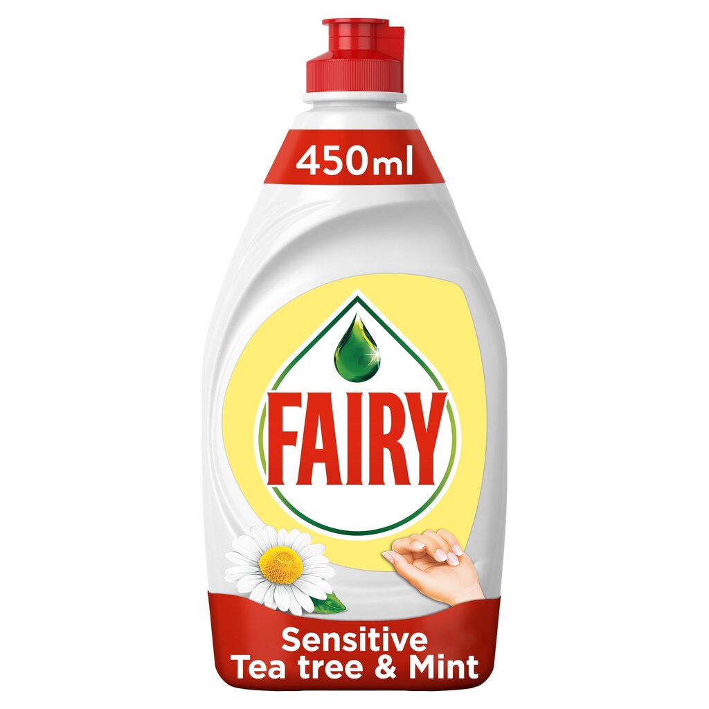 Nõudepesuvahend FAIRY Tea Tree and Mint, 0,450 L цена и информация | Nõudepesuvahendid | kaup24.ee