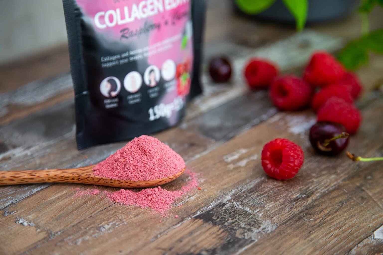 Collagen Edition Raspberry'n'Cherry, 150 g цена и информация | Muud toidulisandid ja preparaadid | kaup24.ee