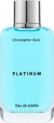Tualettvesi Christopher Dark Platinum EDT meestele 100 ml hind ja info | Meeste parfüümid | kaup24.ee