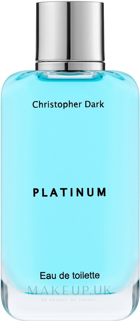 Tualettvesi Christopher Dark Platinum EDT meestele 100 ml hind ja info | Meeste parfüümid | kaup24.ee