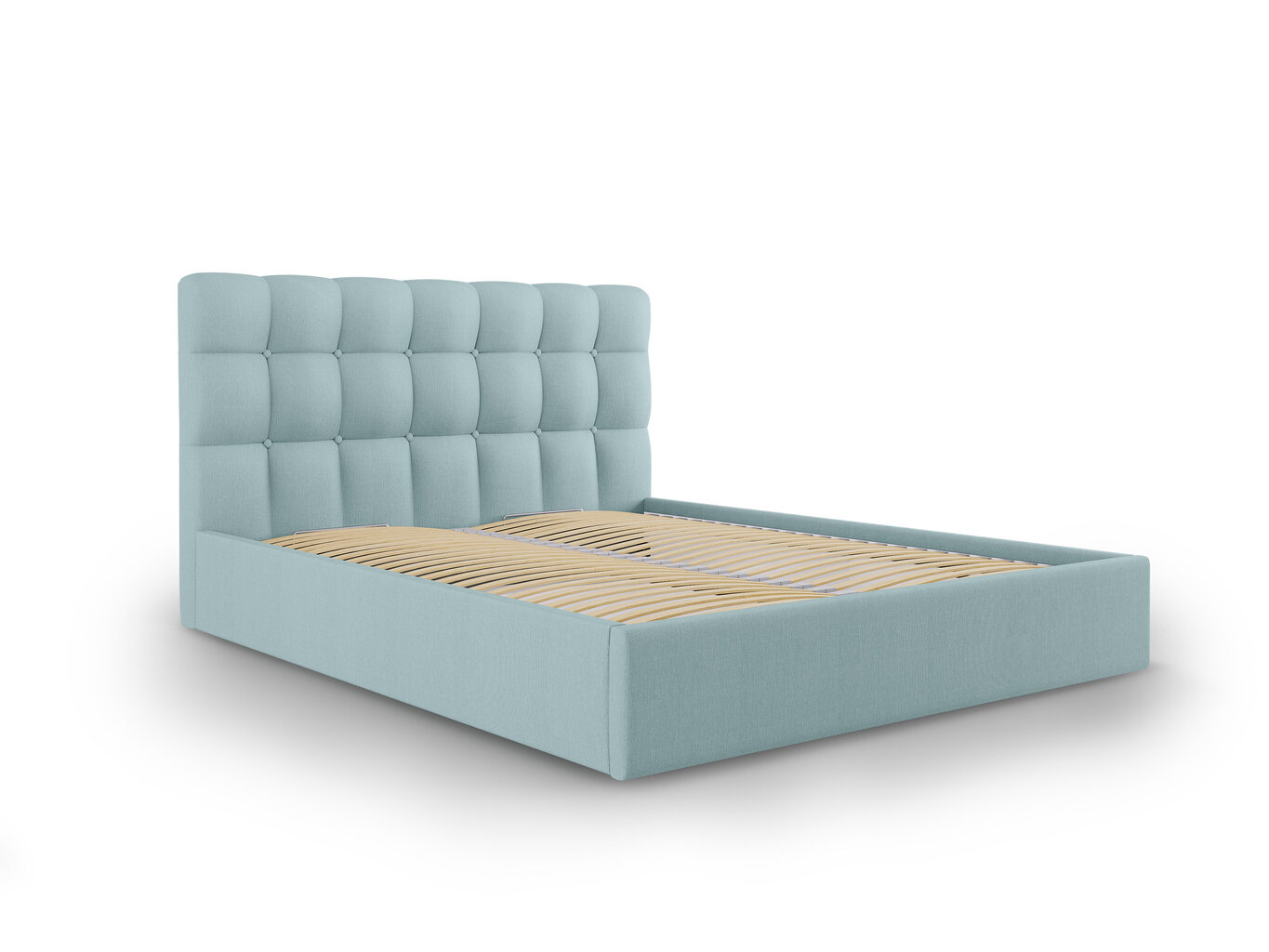 Voodi Mazzini Beds Nerin 2, 180x200cm, helesinine цена и информация | Voodid | kaup24.ee