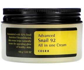 Näokreem CosRX Advanced Snail 92, 100 ml цена и информация | Кремы для лица | kaup24.ee