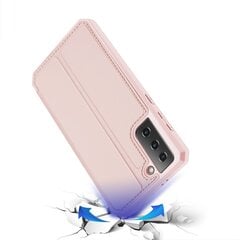 Чехол для Samsung Galaxy S21 5G, Dux Ducis Skin X Bookcase, розовый цена и информация | Чехлы для телефонов | kaup24.ee