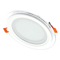 Sisseehitatud ümmargune LED-valgusti klaasiga Modoled 12W hind ja info | Süvistatavad ja LED valgustid | kaup24.ee