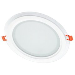 Sisseehitatud ümmargune LED-valgusti klaasiga Modoled 18W hind ja info | Süvistatavad ja LED valgustid | kaup24.ee