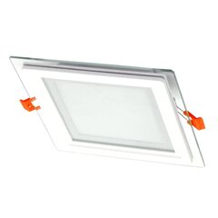 Sisseehitatud neljakandiline LED-paneel klaasiga Modoled 12W цена и информация | Монтируемые светильники, светодиодные панели | kaup24.ee