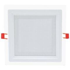 Sisseehitatud neljakandiline LED-paneel klaasiga Modoled 18W hind ja info | Süvistatavad ja LED valgustid | kaup24.ee