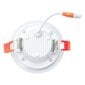 Sisseehitatud ümmargune LED-paneel klaasiga Vesta 6W hind ja info | Süvistatavad ja LED valgustid | kaup24.ee