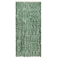 Putukakardin vidaXL roheline ja valge, 90 x 220 cm, šenill цена и информация | Москитные сетки | kaup24.ee