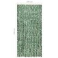 Putukakardin vidaXL roheline ja valge, 100 x 220 cm, šenill hind ja info | Sääsevõrgud, putukavõrgud | kaup24.ee