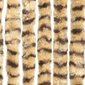 Putukakardin vidaXL beež ja pruun, 100 x 220 cm, šenill hind ja info | Sääsevõrgud, putukavõrgud | kaup24.ee