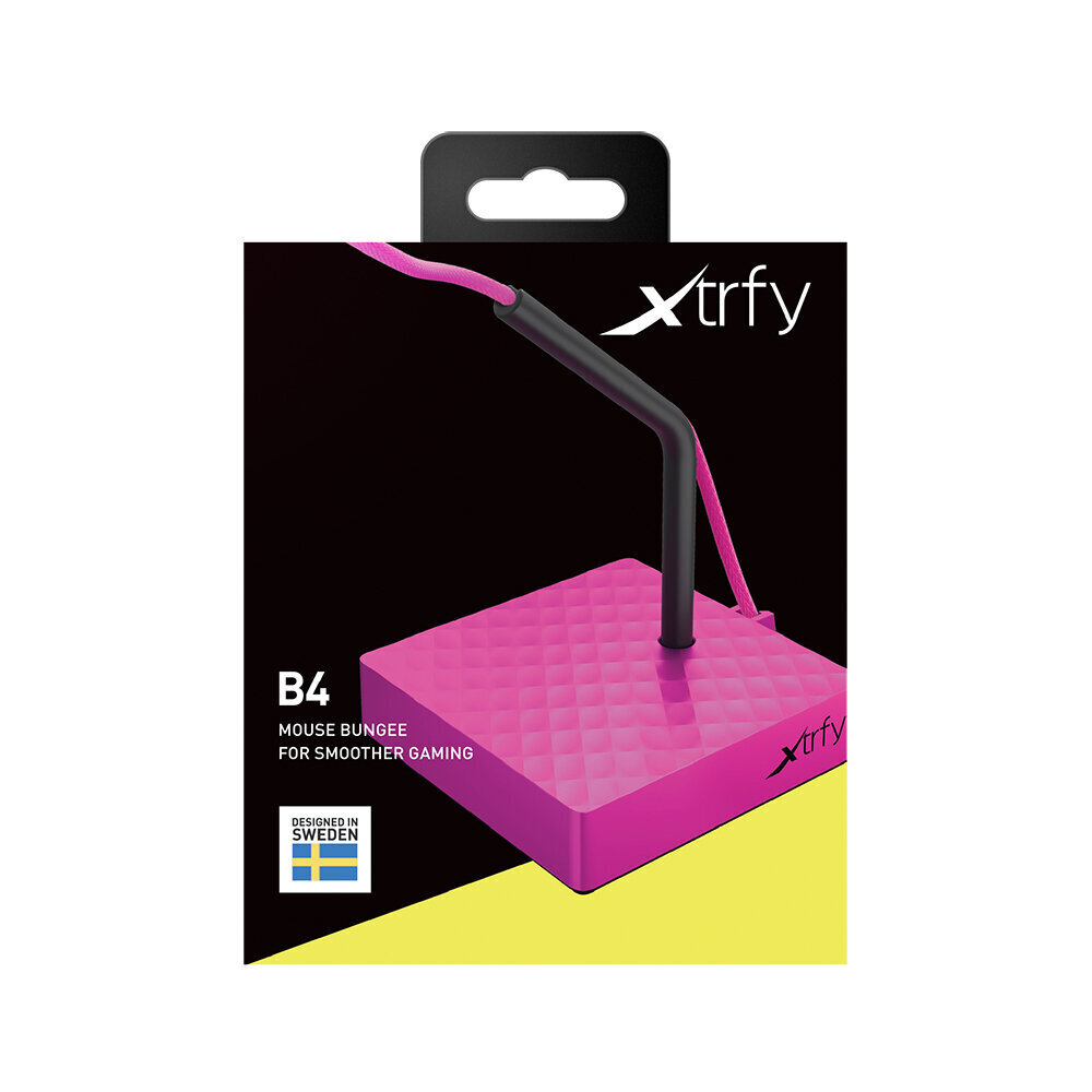 Hiire kaablihoidik Xtrfy B4, roosa hind ja info | Hiired | kaup24.ee