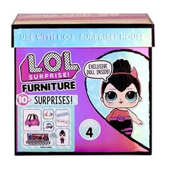 Ullatusnukk L.O.L. Surprise Furniture with Pop - B.b. Auto Shop Spice Doll, 4 osa hind ja info | Tüdrukute mänguasjad | kaup24.ee