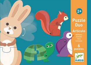 Pusleduo-trio - Articulo loomad, Djeco DJ08175 hind ja info | Imikute mänguasjad | kaup24.ee
