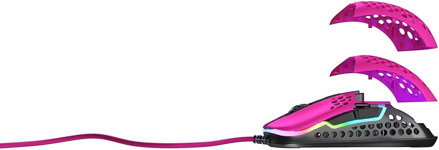 Hiir Xtrfy M42 RGB, roosa hind ja info | Hiired | kaup24.ee