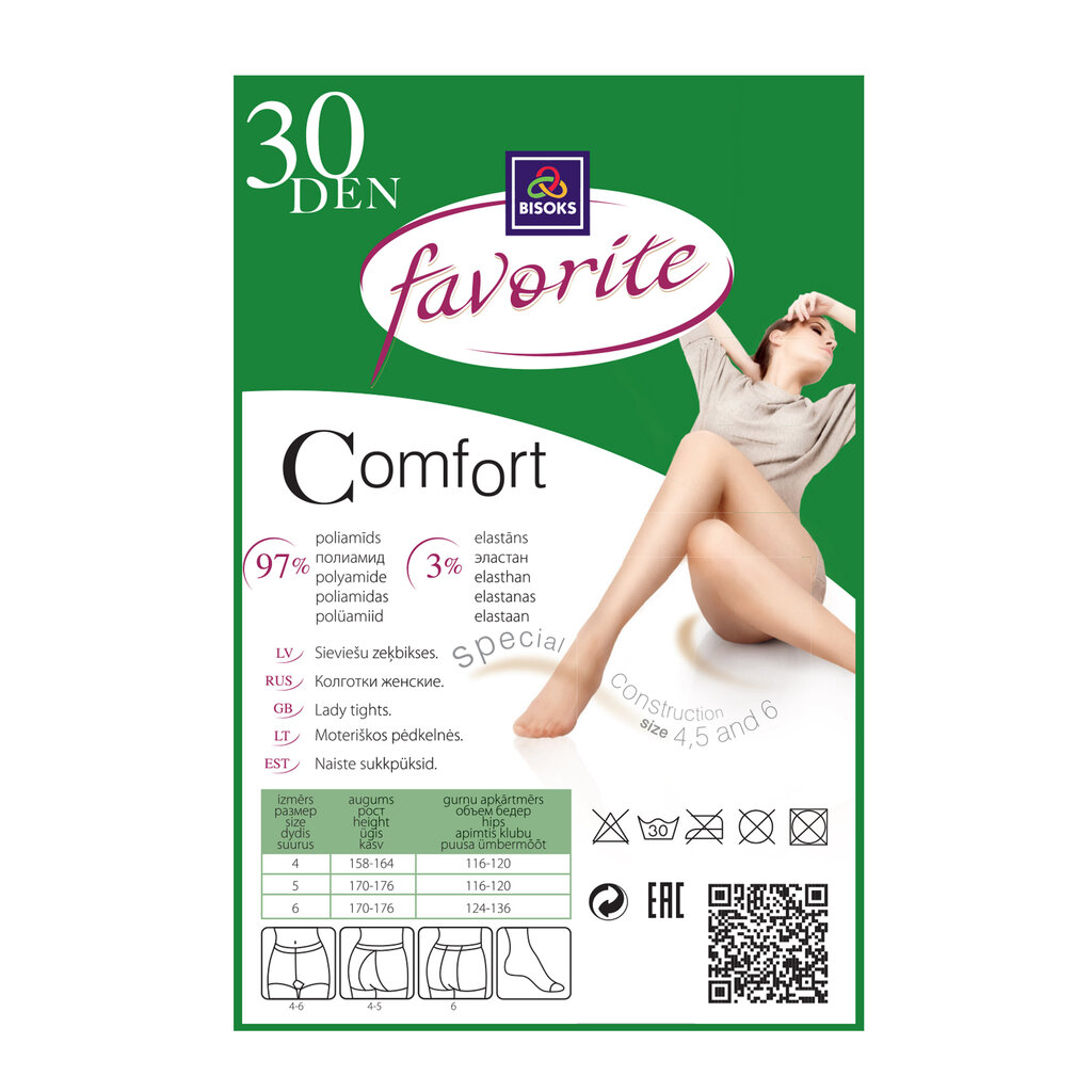 Naiste sukkpüksid Favorite Comfort 30 den 41140 l.beige hind ja info | Sukkpüksid | kaup24.ee