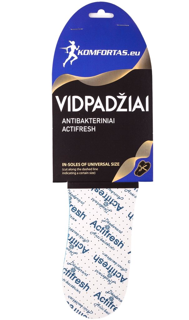 Antibakteriaalsed sisetallad Actifresh 22-46 suurus цена и информация | Rõivaste ja jalatsite hooldus | kaup24.ee