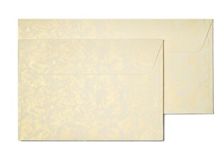 Декоративные конверты C6, РОЗА, кремовый цвет, 10шт. цена и информация | Конверты, открытки | kaup24.ee