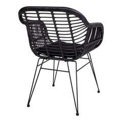 Комплект из 2 садовых стульев Trieste, черный kaina ir informacija | Садовые стулья, кресла, пуфы | kaup24.ee