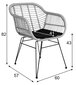 2-tooliga komplekt Trieste, must цена и информация | Aiatoolid | kaup24.ee