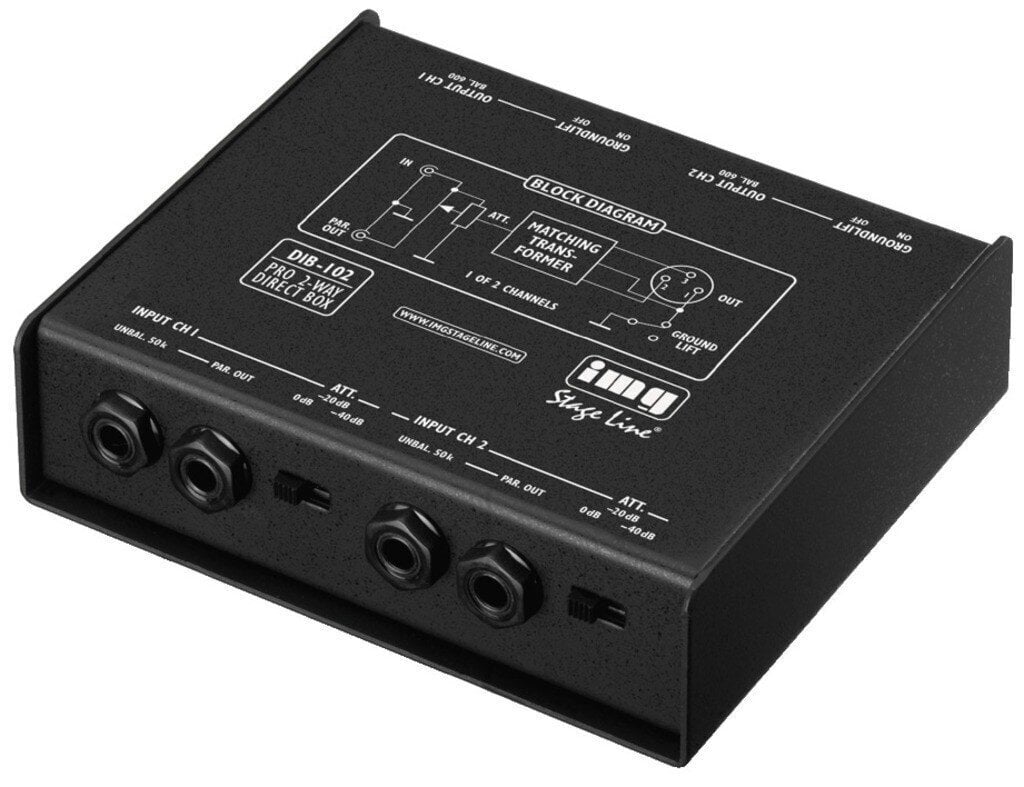 Helifilter - DI BOX Stageline DIB-102 (stereo) hind ja info | Muusikariistade tarvikud | kaup24.ee