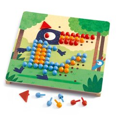 Мозаичная игра - Забавные животные, Djeco DJ08136 цена и информация | Развивающие игрушки и игры | kaup24.ee