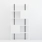 Eraldiseisev riiul Kalune Design Bookshelf 775, 180 cm, valge/must