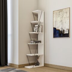 Riiul Kalune Design Bookshelf 854, valge/must hind ja info | Riiulid | kaup24.ee