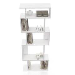 Eraldiseisev riiul Kalune Design Bookshelf 598, 60 cm, valge hind ja info | Riiulid | kaup24.ee