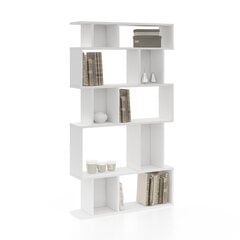 Напольный стеллаж Kalune Design Bookshelf 598, 90 см, белый цена и информация | Полки | kaup24.ee
