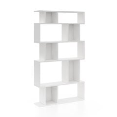 Напольный стеллаж Kalune Design Bookshelf 598, 90 см, белый цена и информация | Полки | kaup24.ee