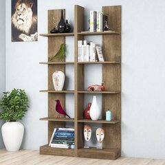 Напольный стеллаж Kalune Design Bookshelf 835 см, темно-коричневый цена и информация | Полка | kaup24.ee