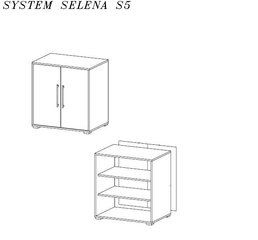 Kummut Selena S5 hind ja info | Kummutid | kaup24.ee