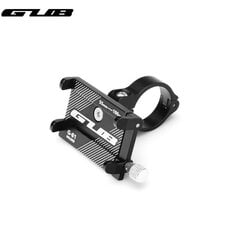 GUB G81 Универсальный металлический держатель для велосипеда / универсальный держатель на руль для устройств 55-110 мм Черный цена и информация | Mobiiltelefonide hoidjad | kaup24.ee
