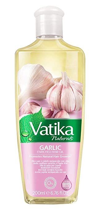 Juukseõli küüslauguekstraktiga Dabur Vatika, 200 ml цена и информация | Maskid, õlid, seerumid | kaup24.ee