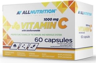 Allnutrition C-vitamiin koos bioflavonoididega, 1000mg - 60 kapslit hind ja info | Vitamiinid, toidulisandid, preparaadid tervise heaoluks | kaup24.ee